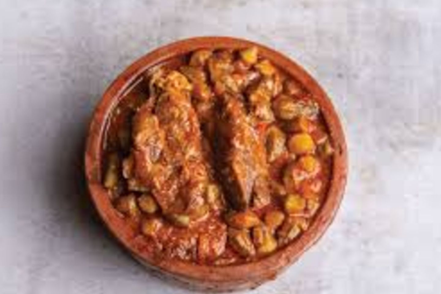 طاجن باميه لحم - صغير