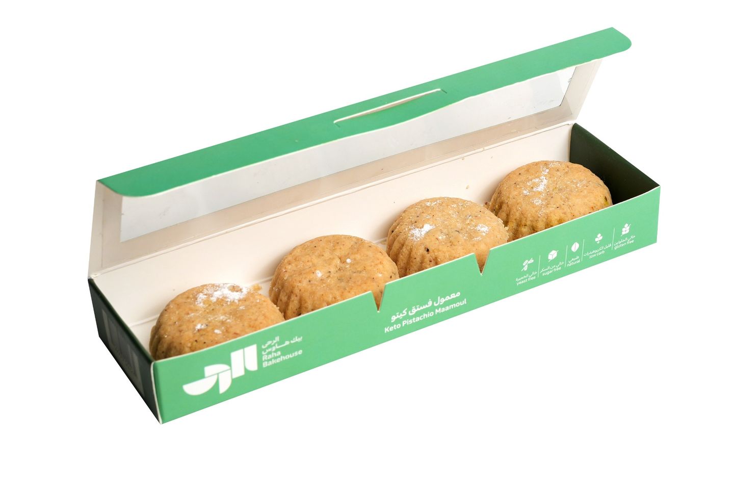 Keto Maamoul With Pistachio 4pcs 76g