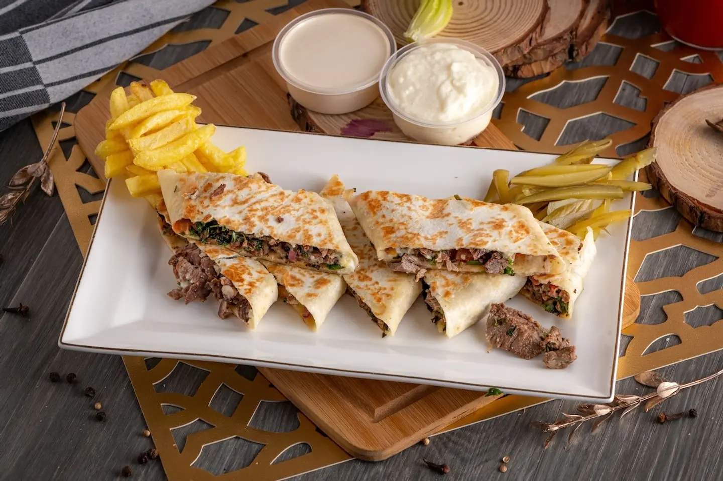 شاورما لحم عربي دبل