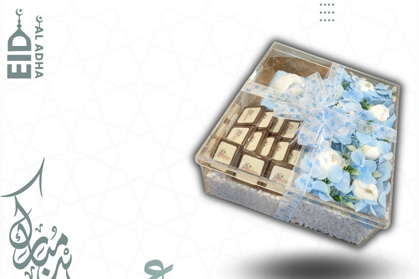 Chocolate And Blue Roses