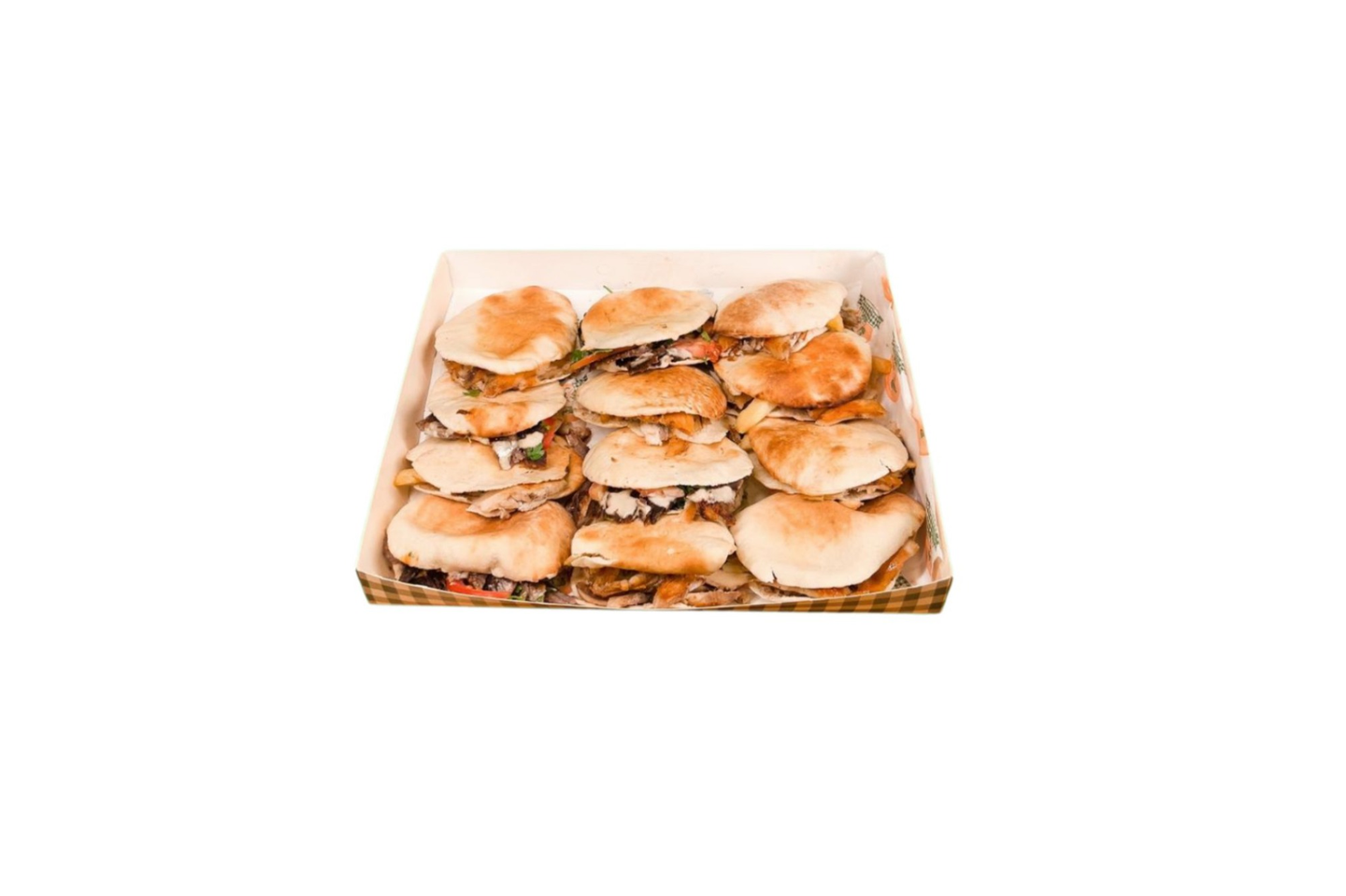 Box Of 12 Mini Shawrma Sandwich   Mix