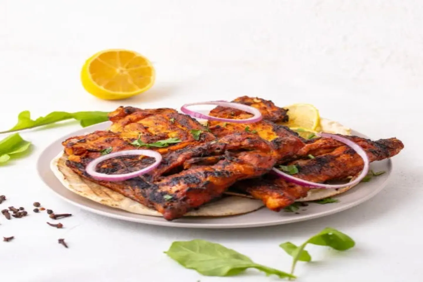 حبه دجاج على الفحم بدون الأرز