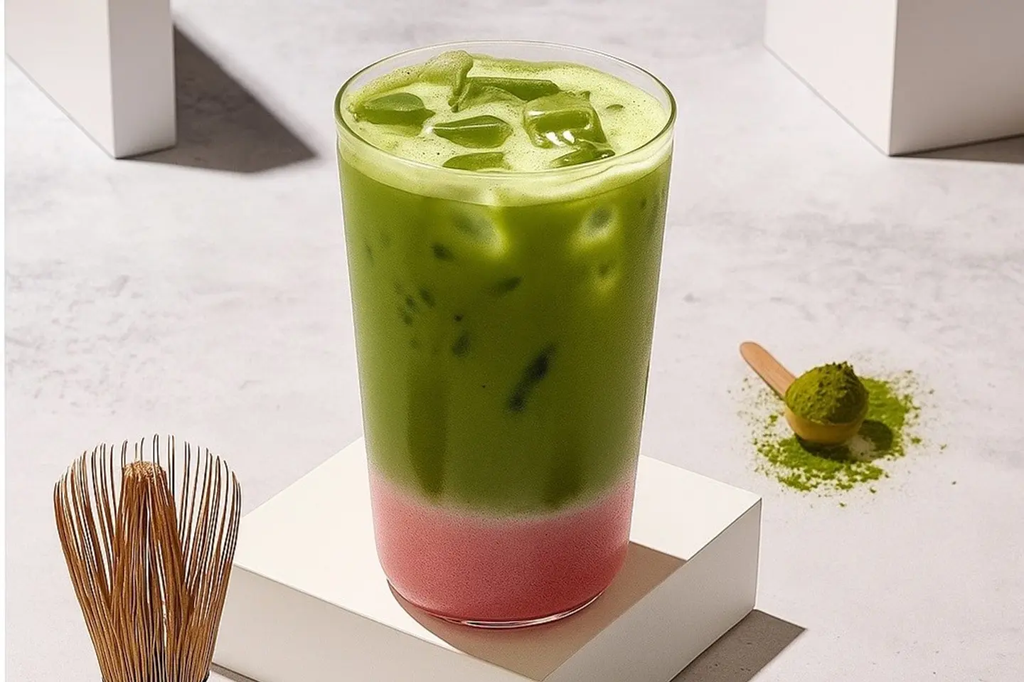 آيس ماتشا فراولة