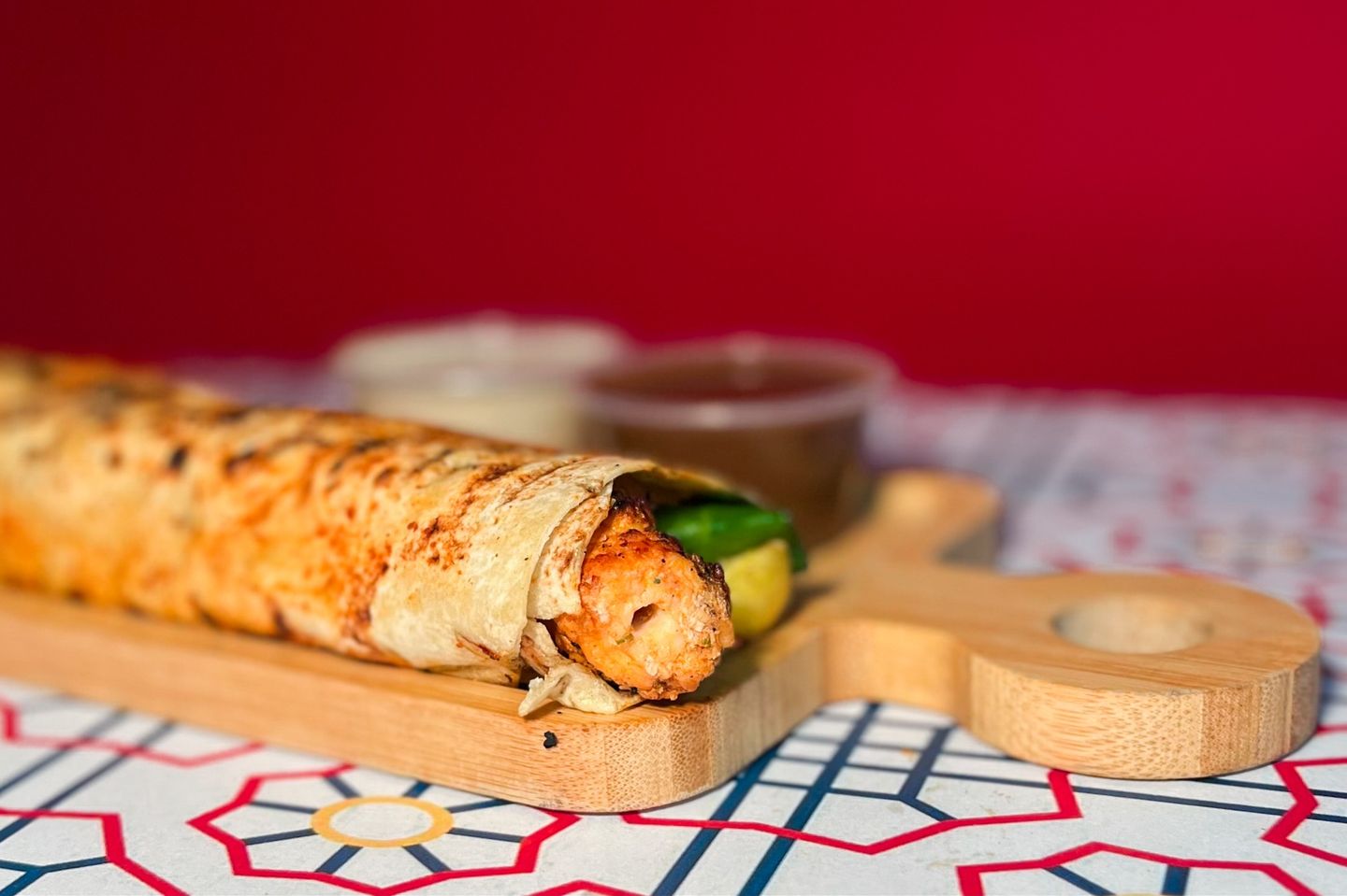 Mishkak Chicken Pices Bbq Sandwich