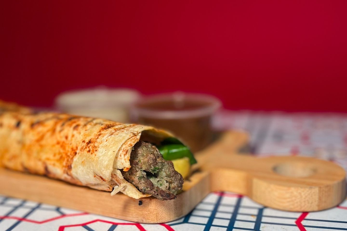Mishkak Kabab Meat Bbq Sandwich