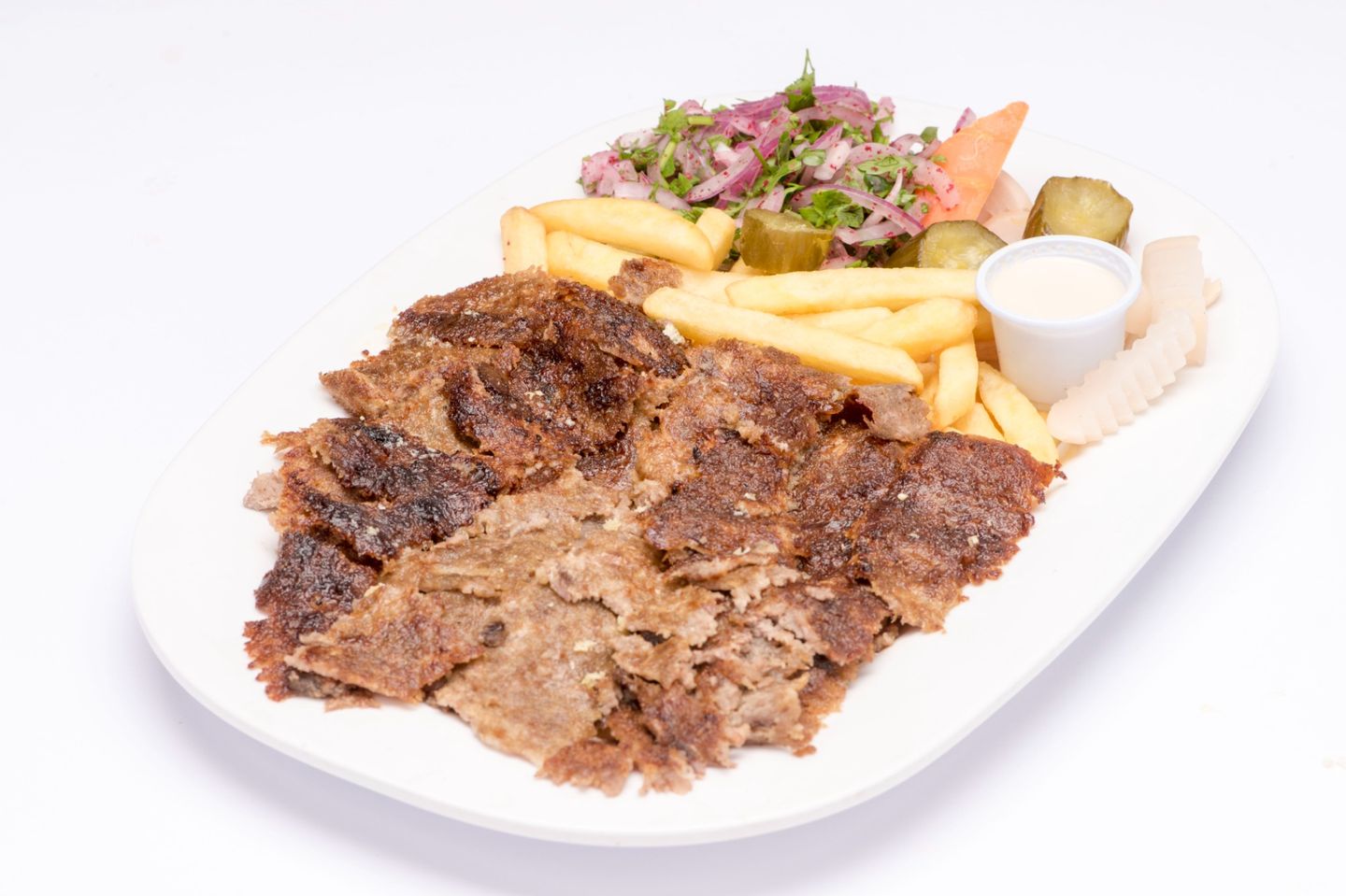 صحن لحم كبير