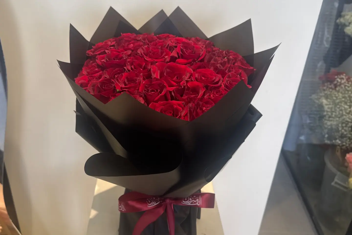 Bouquet Forty Red Flowers