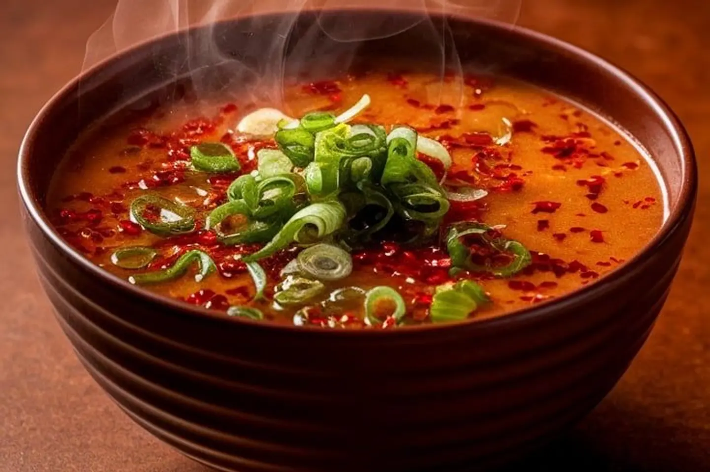 شوربة حارة وساخنة