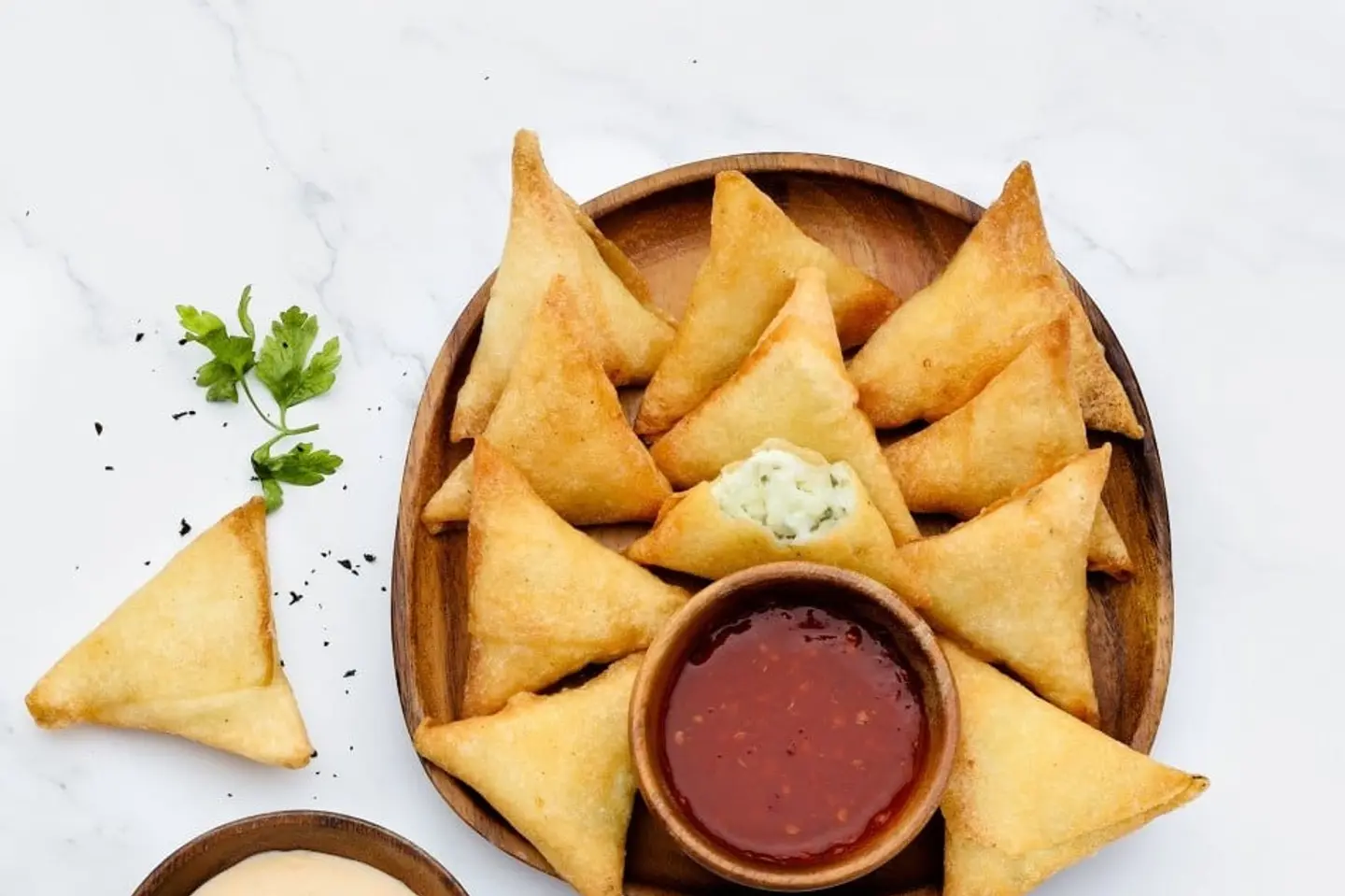 سمبوسه لحم ربع كيلو