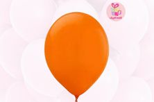 Orange Helium Balloon - Air Filling