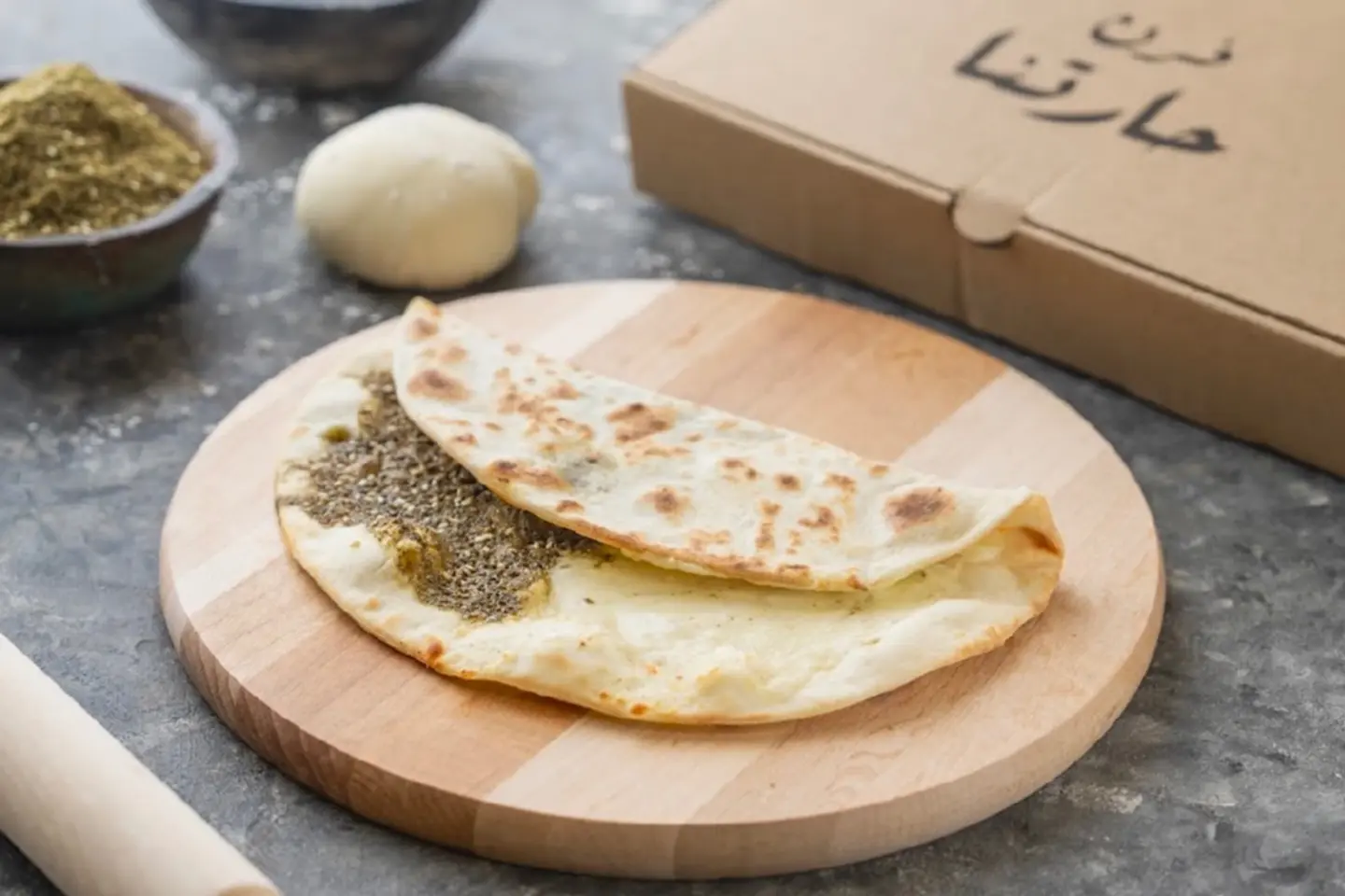 زعتر وجبنة