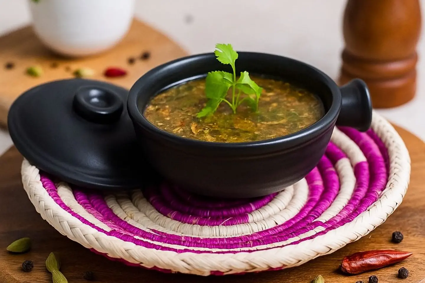 شوربة خضار الدجاج