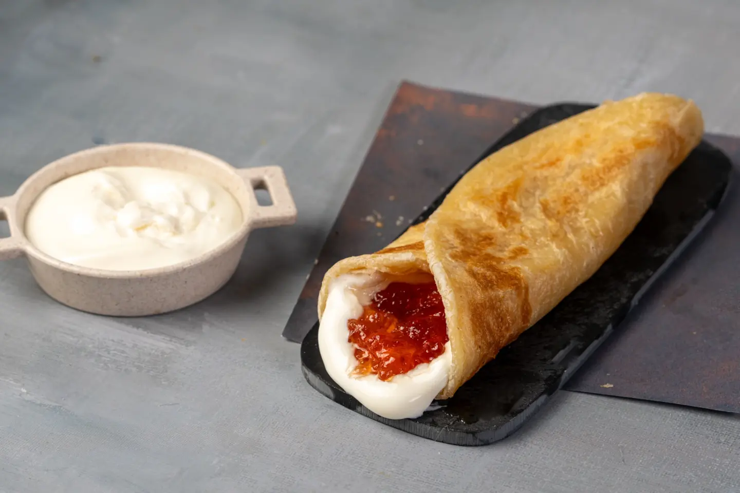 Cheese And Honey Chapati