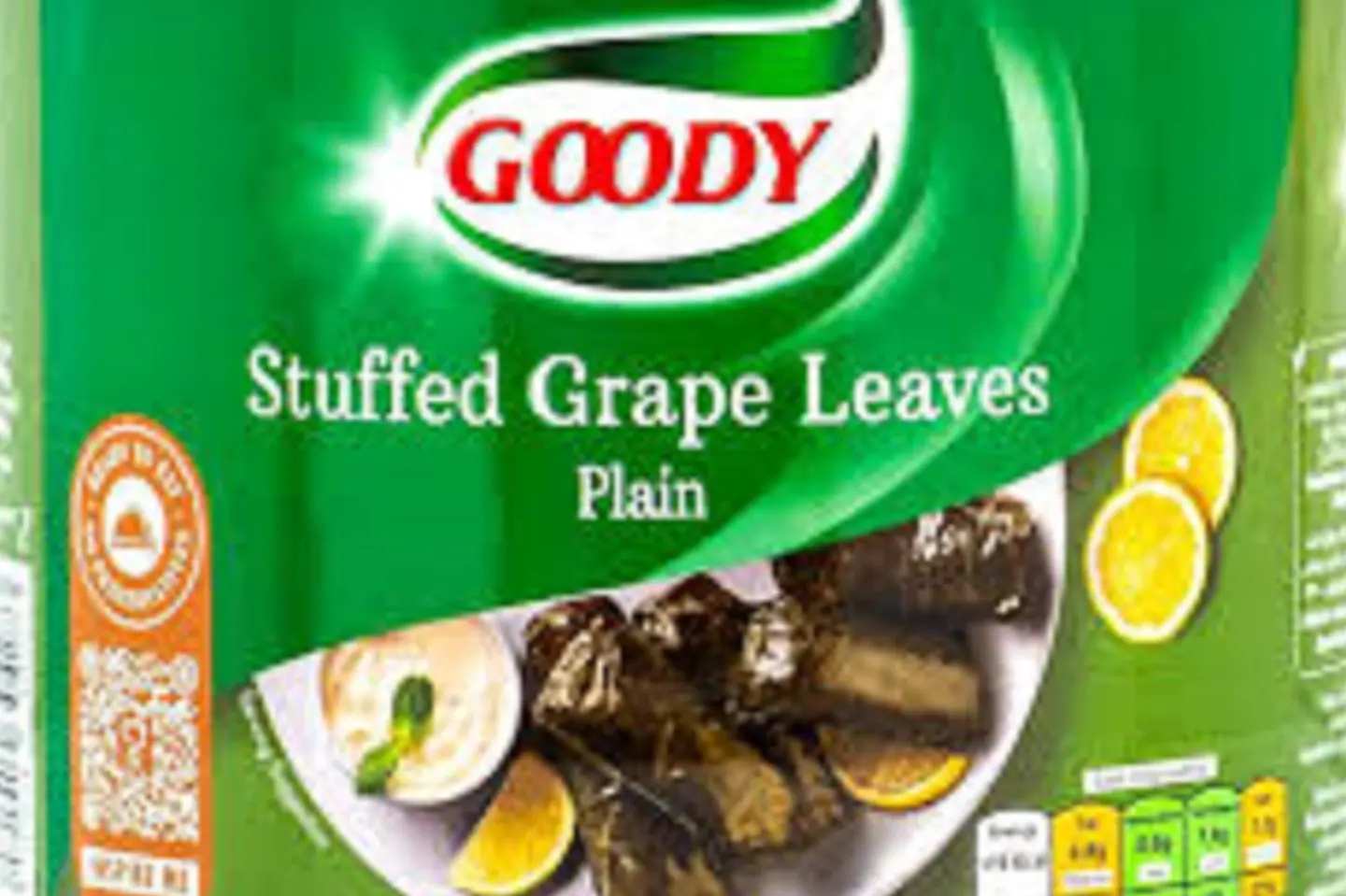 ورق عنب محشي ساده جود ثمانمائة وخمسون جرام