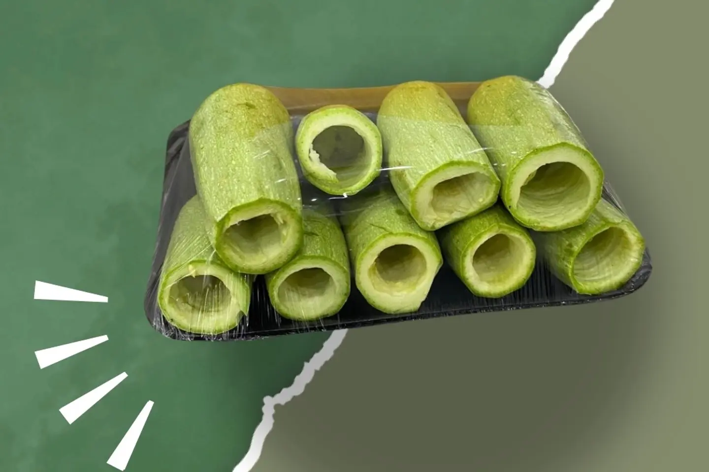Stuffed Zucchini - Small Plate Of 5 Pieces