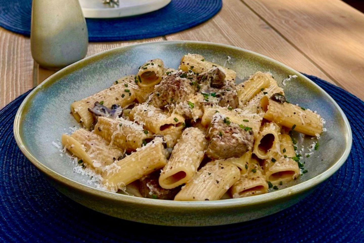 Mushroom Pasta With Aged Tenderloin