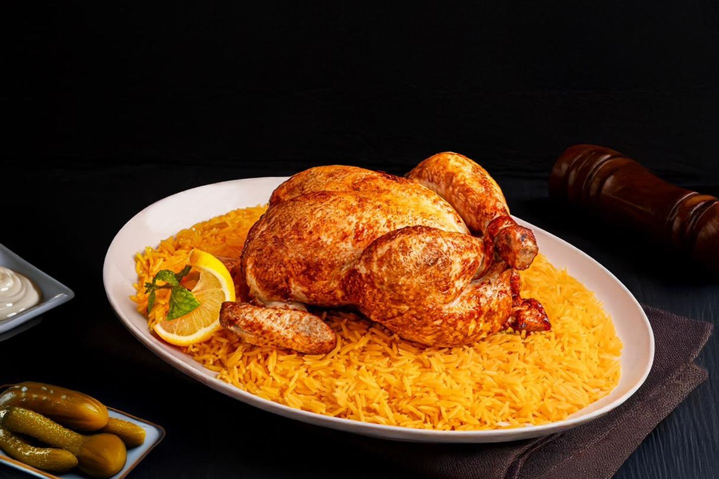Whole Shaway Chicken With Rice
