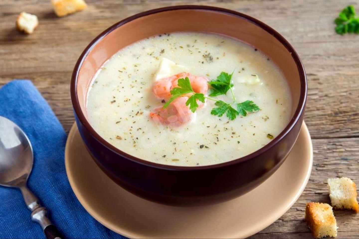 شوربة المأكولات البحرية