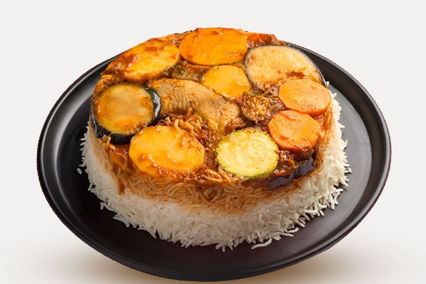 Half Chicken Maqluba