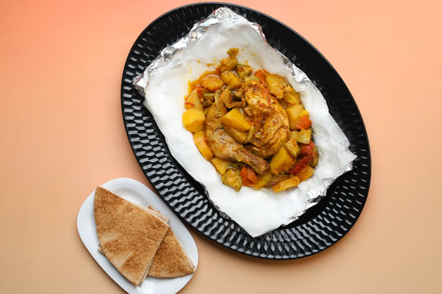 Chicken Madfoon With Vegetables