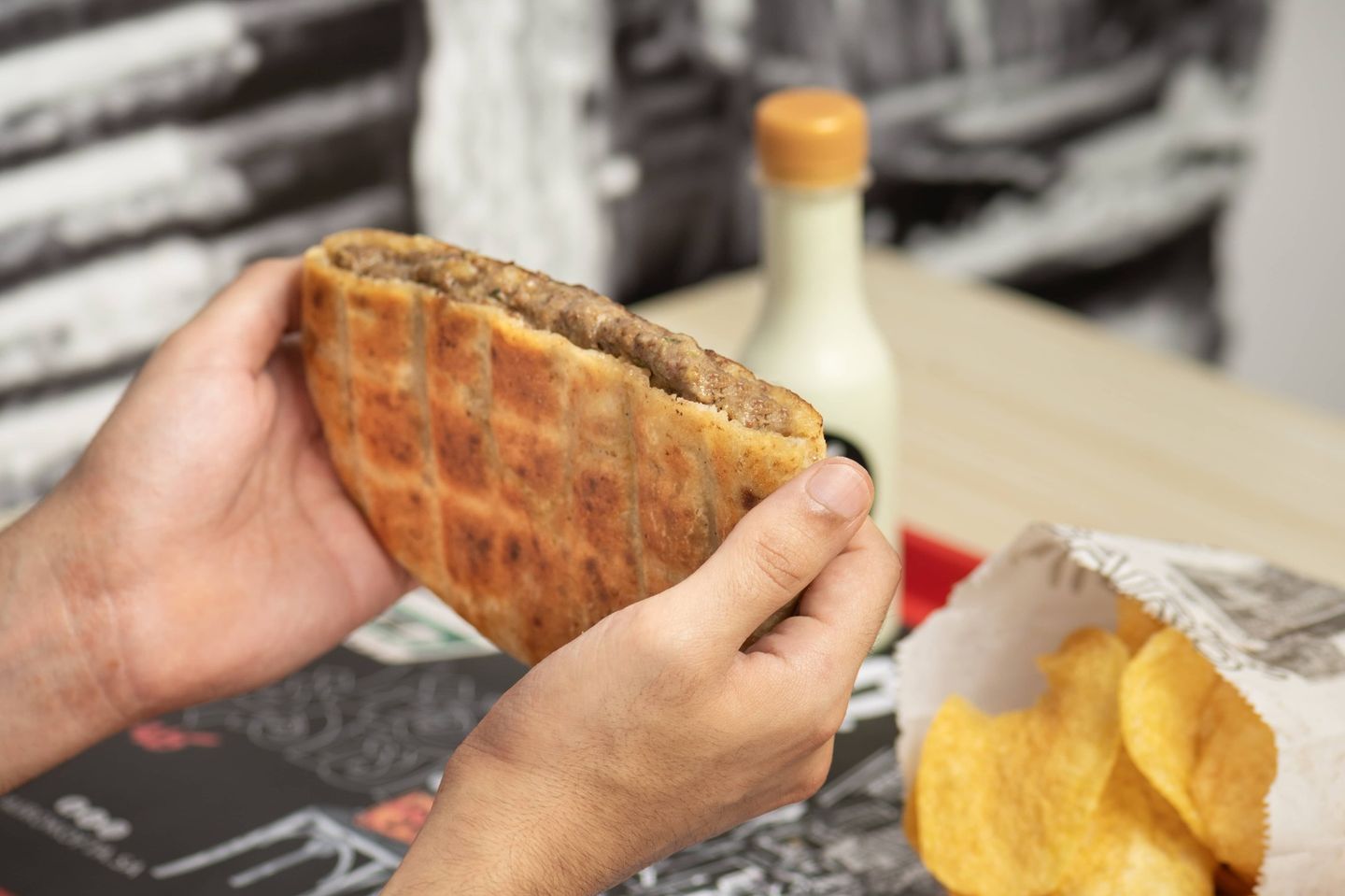 Baladi Hawawshi Sandwich