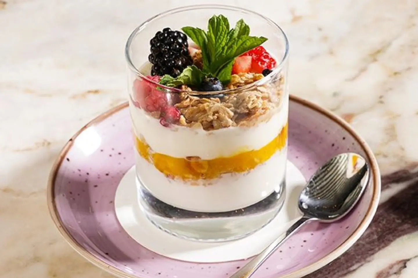 Organic Granola With Yogurt