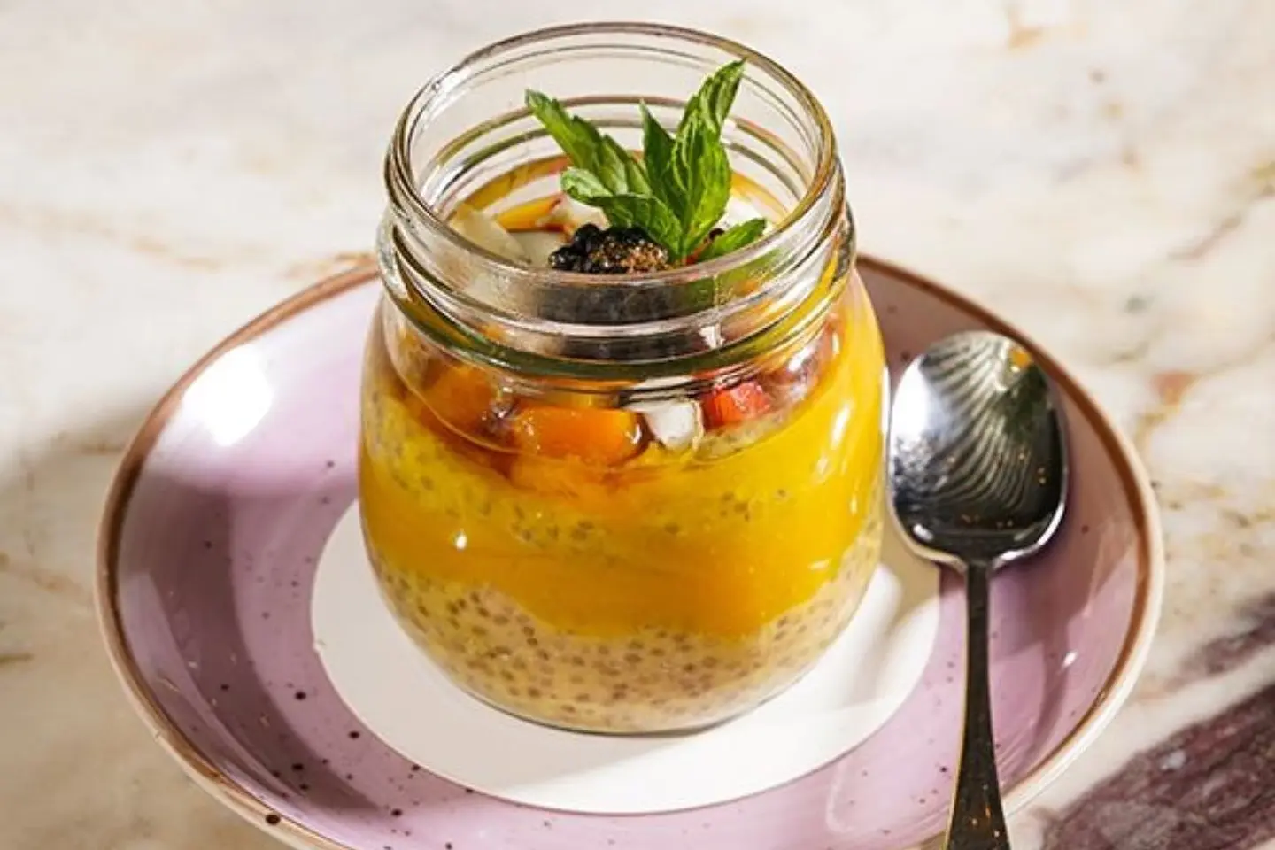 Tropical Chia Seeds Pudding