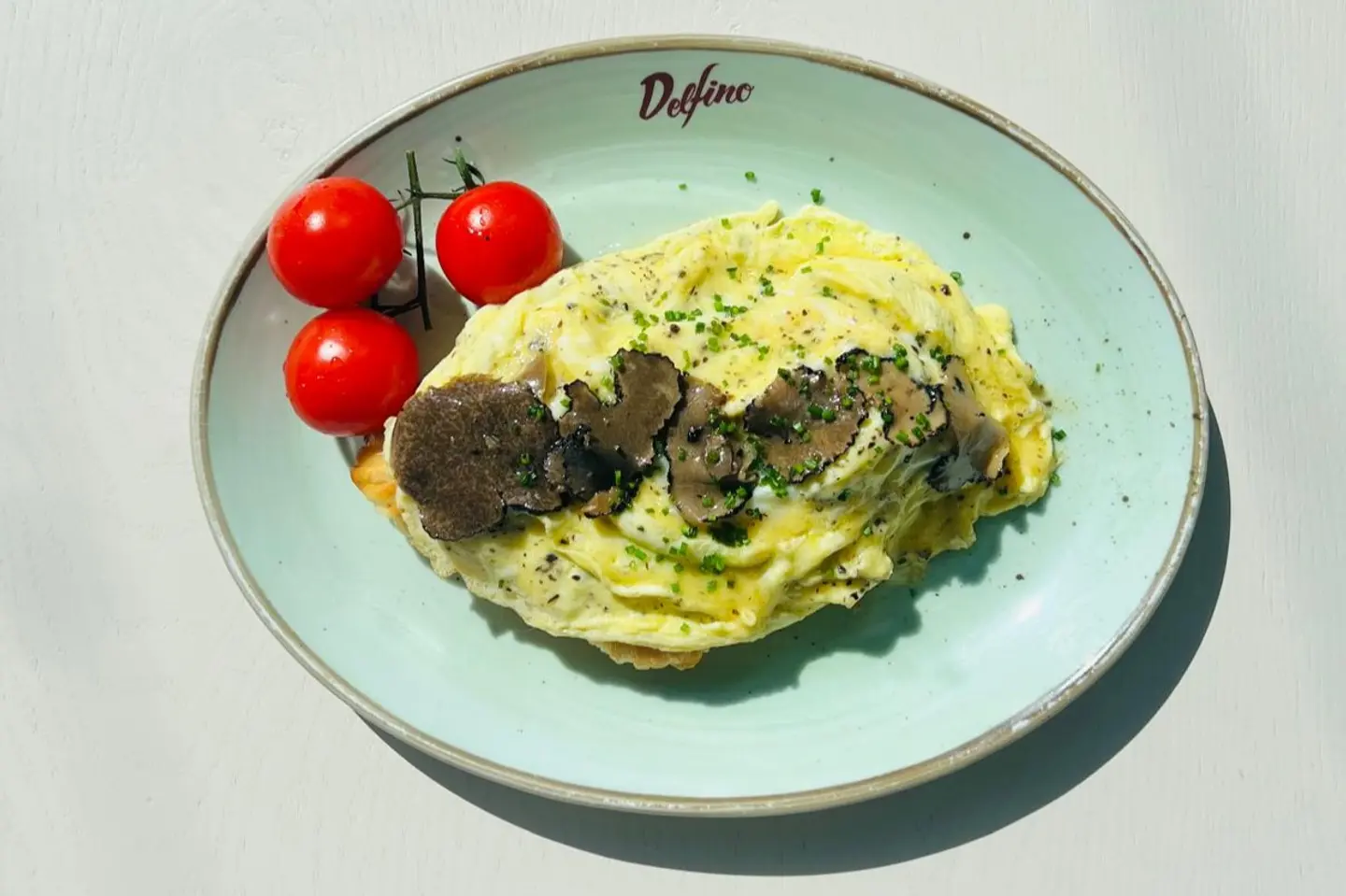 Truffle Folded Eggs