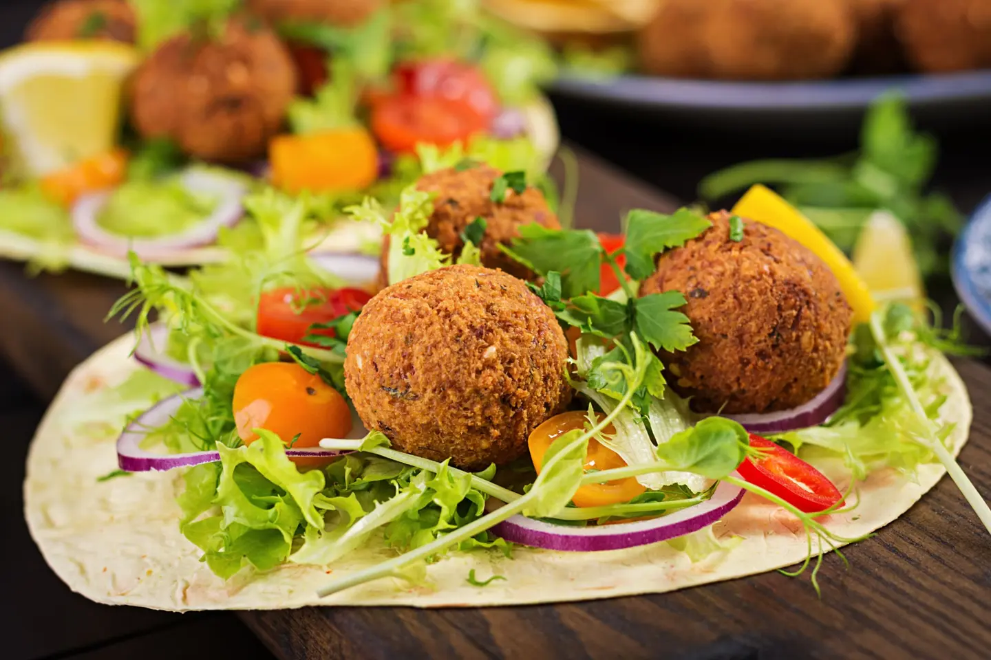 Falafel With Vegetables