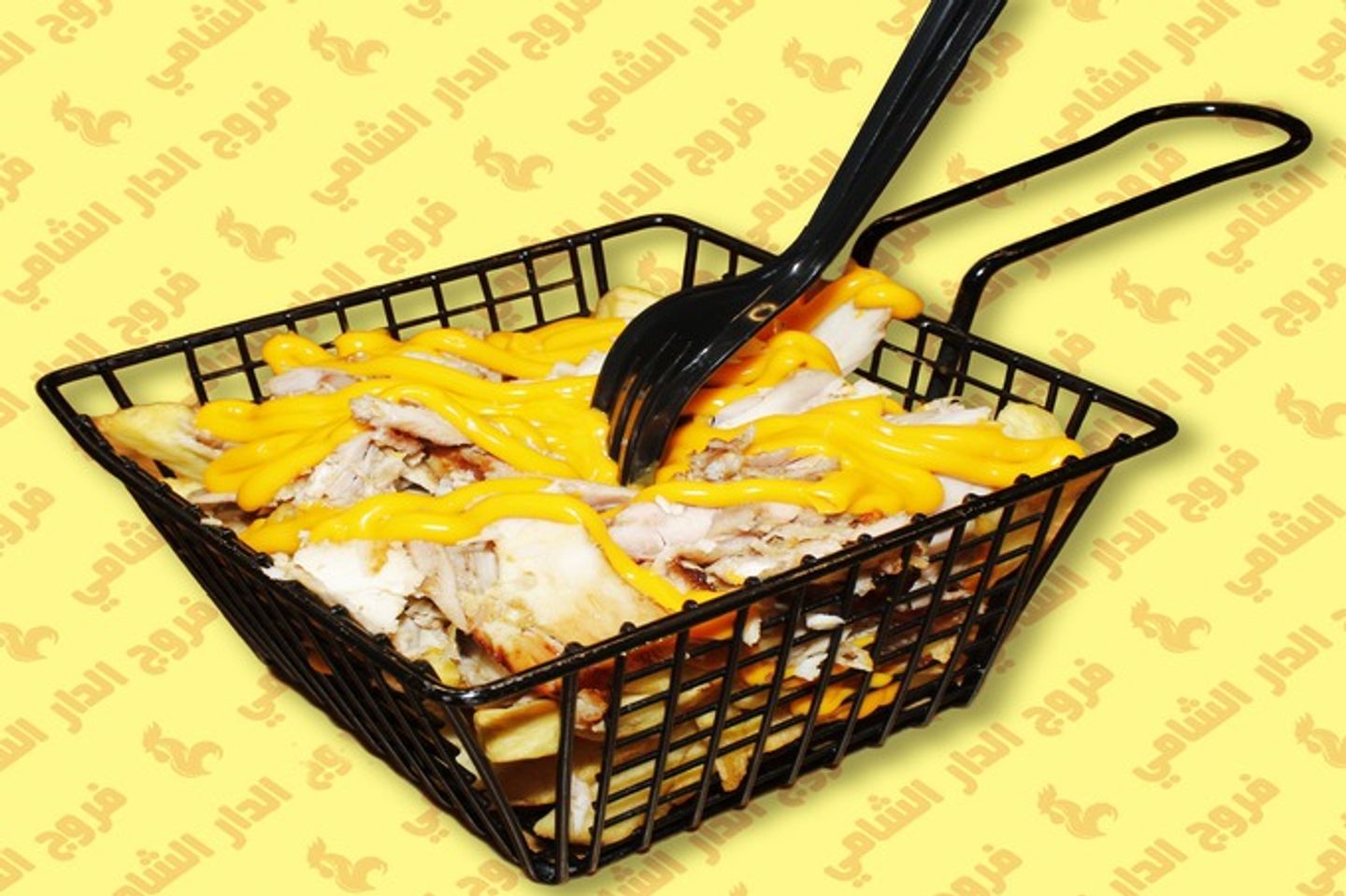بطاطس شاورما وشيدر