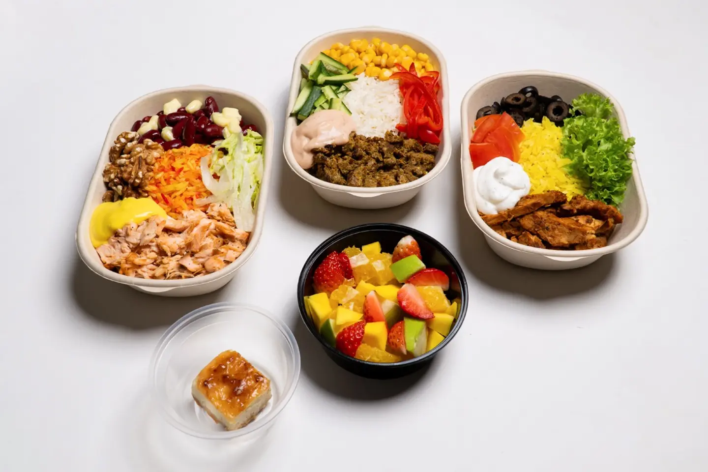 Triple Treat Combo With Salad + Snack
