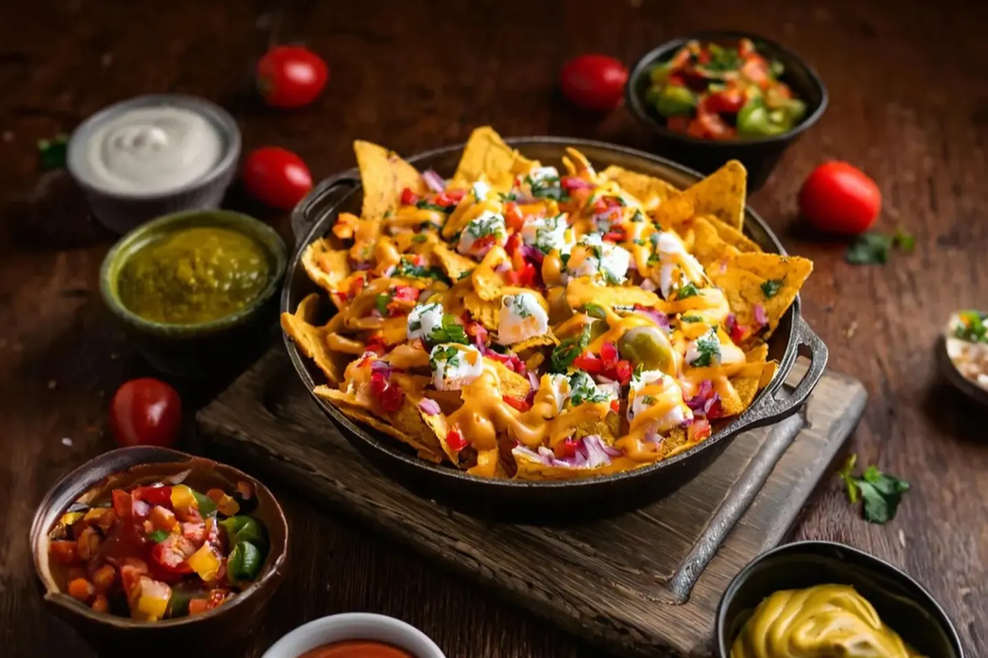 Baked Cheese Nachos