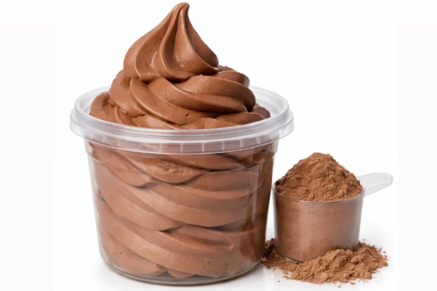 ايسكريم بروتين بالشوكلاته والبتر سكوتش