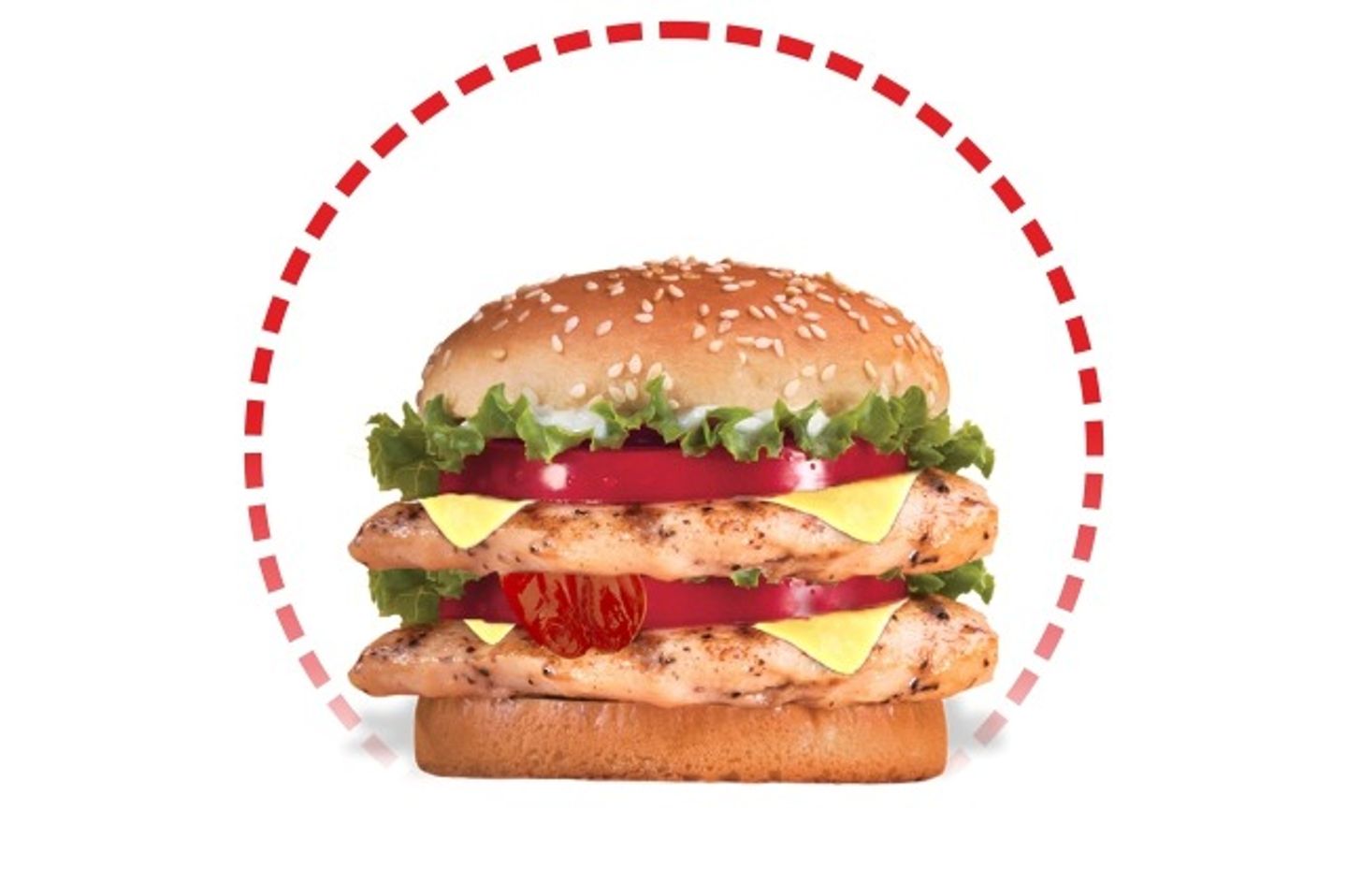 Double Chicken Burger