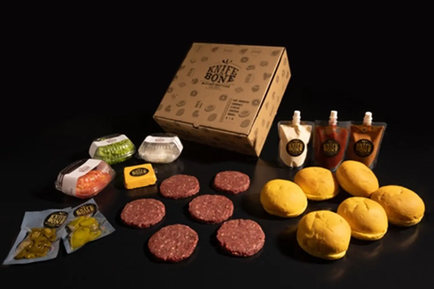 6 Pcs Angus Burger Box Imported
