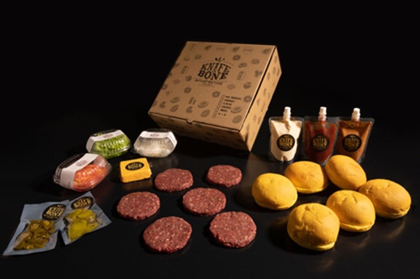 6 Pcs Sw Gourmet Burger Box  Imported