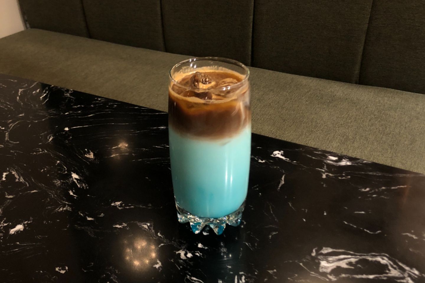 Melvana Iced Blue Latte