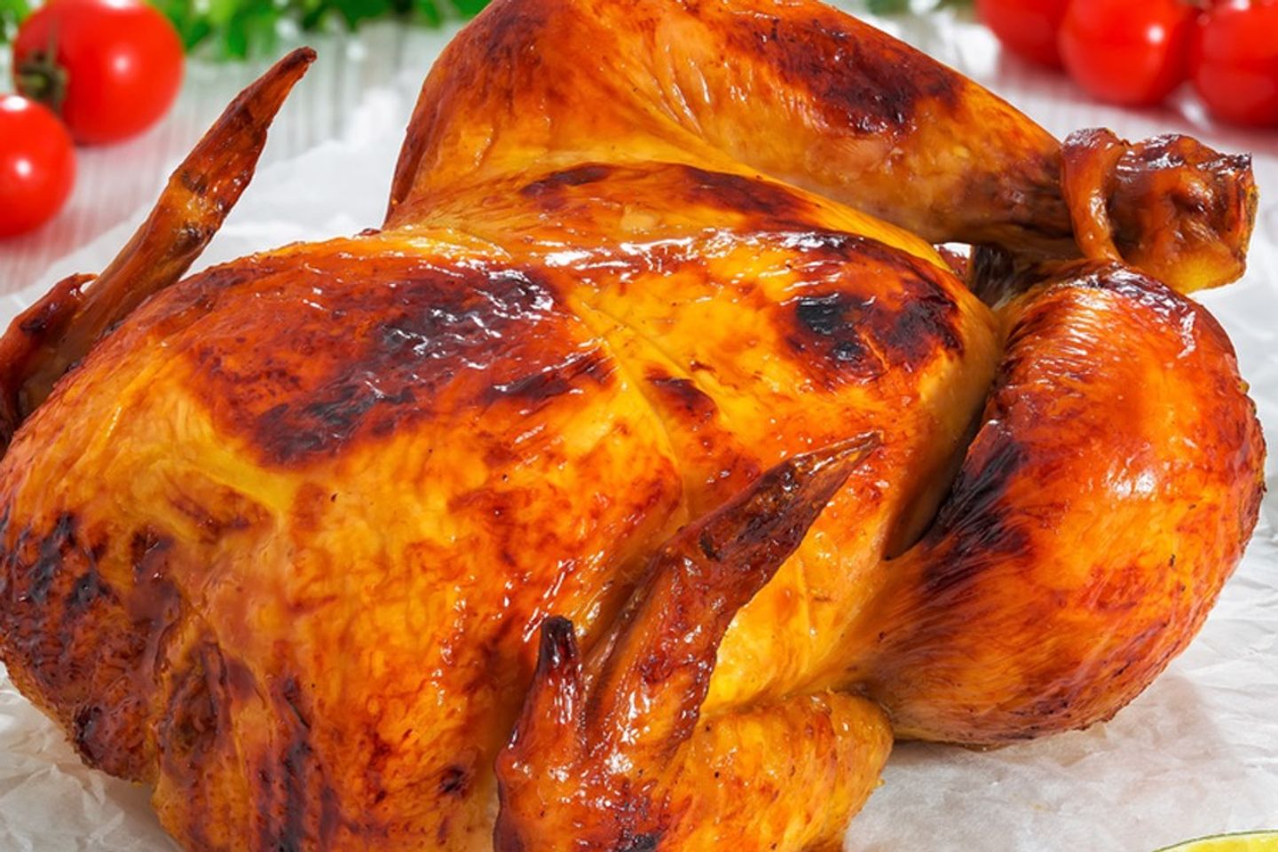نصف دجاج عربي محمر ساده بدون رز