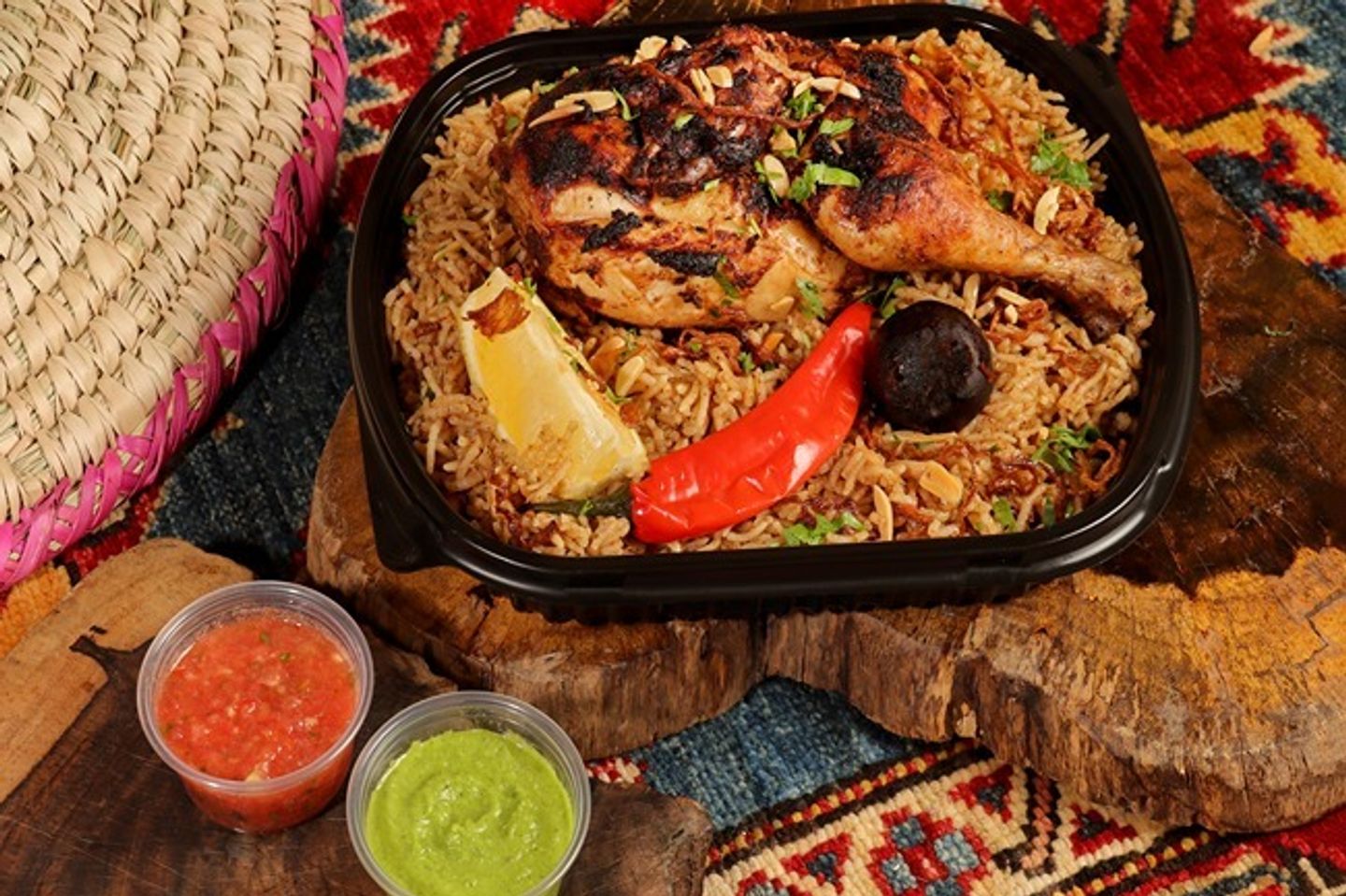 كبسة حساوية دجاج