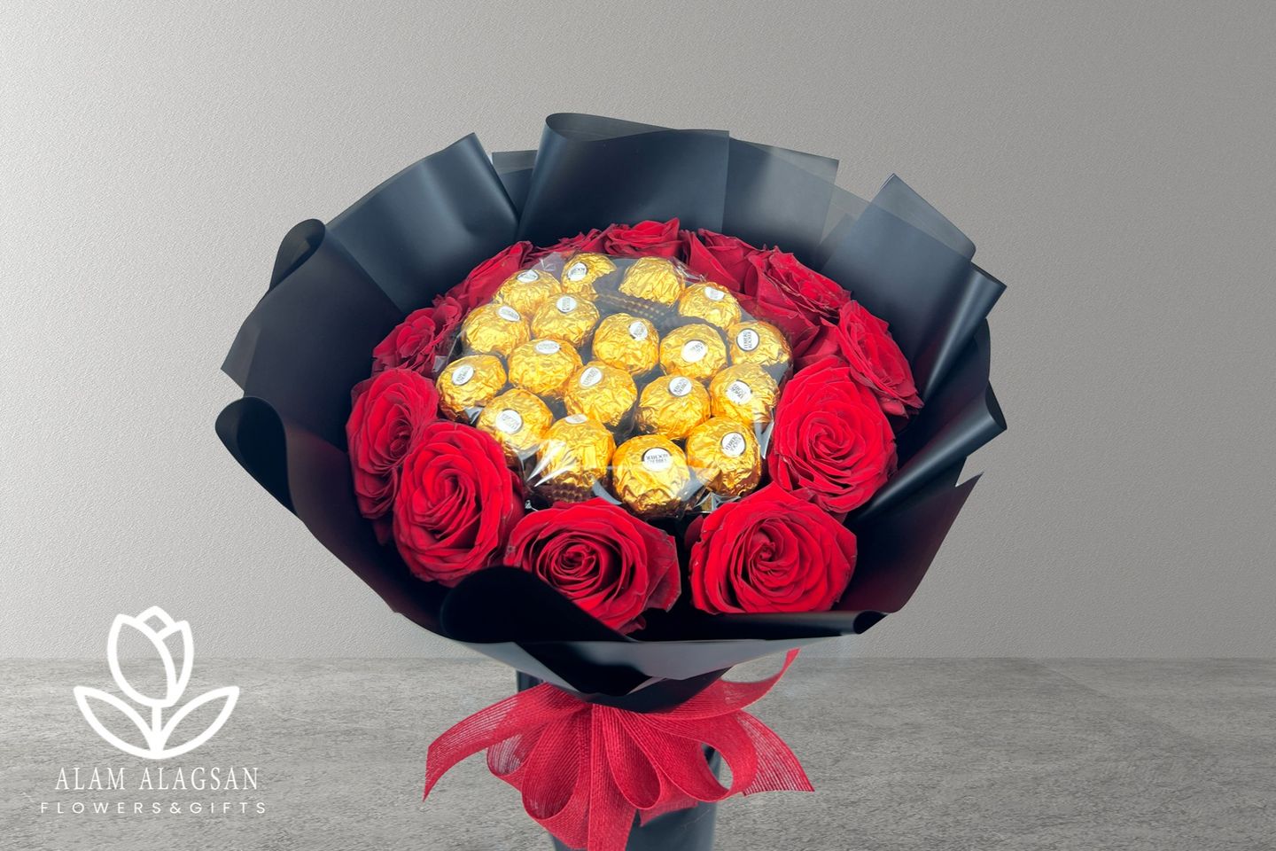 بوكية ورد مع فروشية 705
