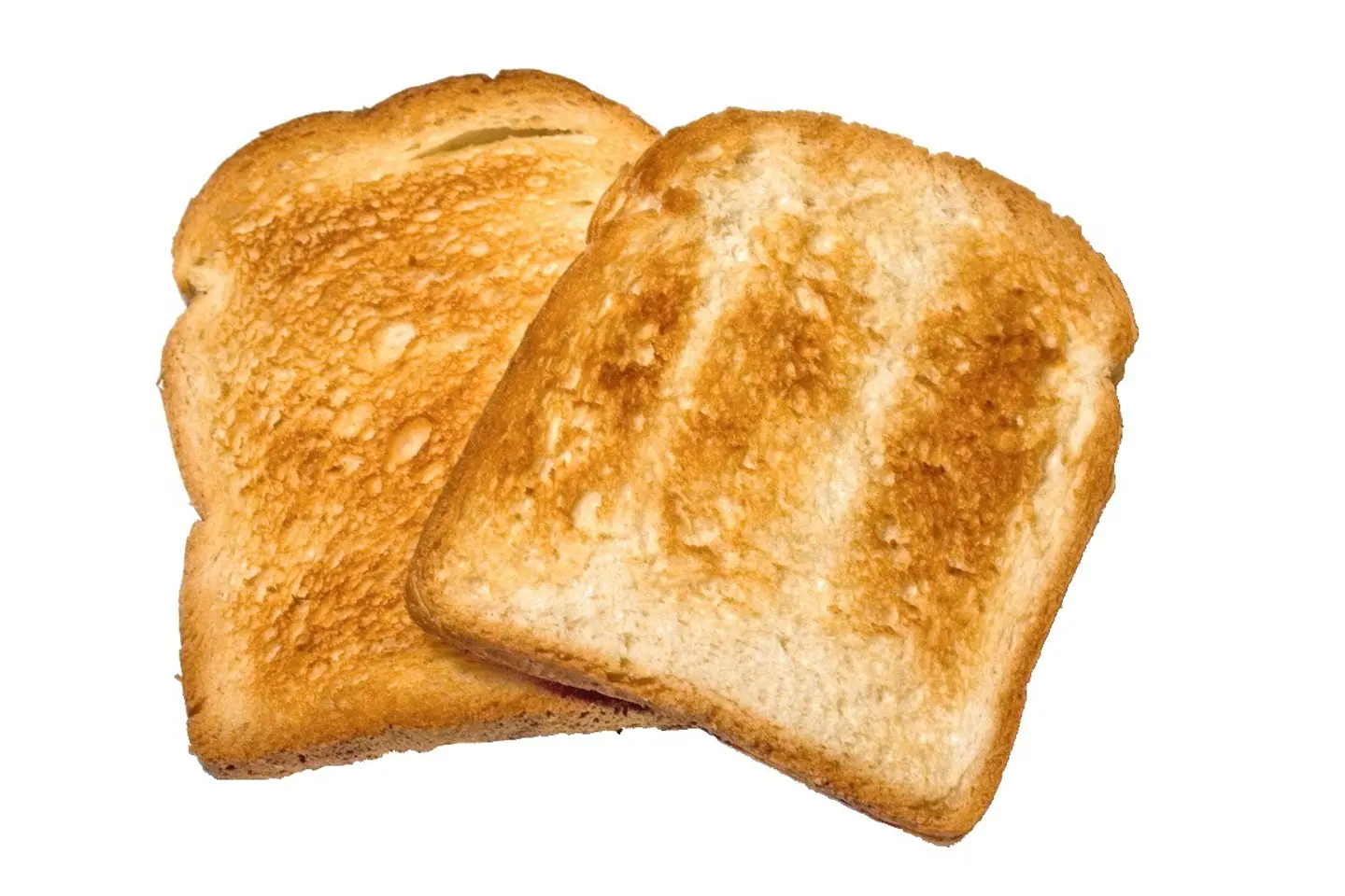 Two Slices Of Browned White Toast
