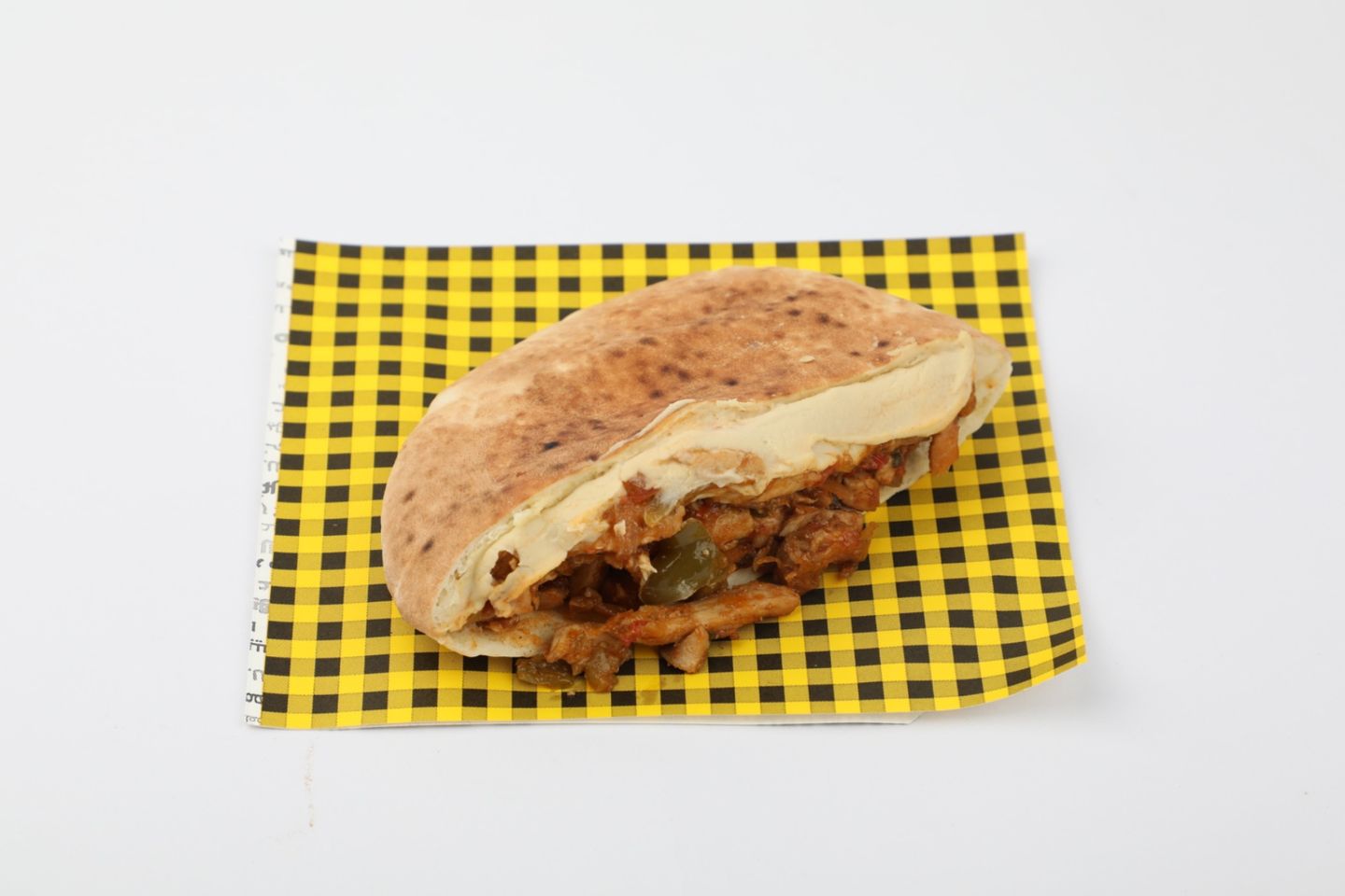 Muqalal Meat Humous Sandwich