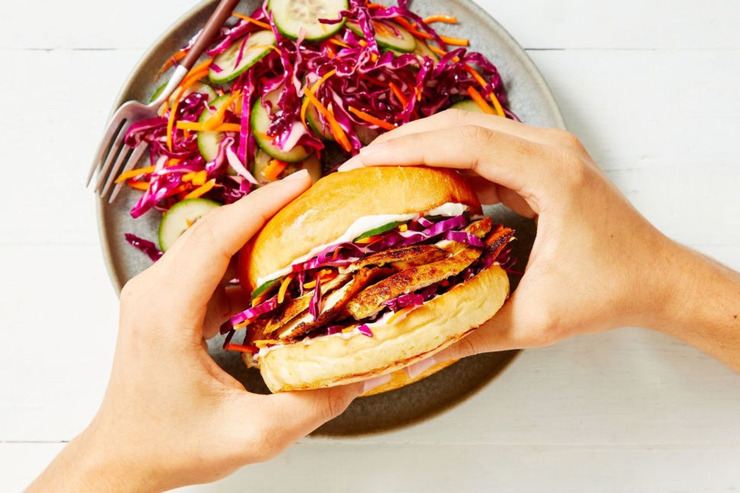 Morroccan Chicken Burger