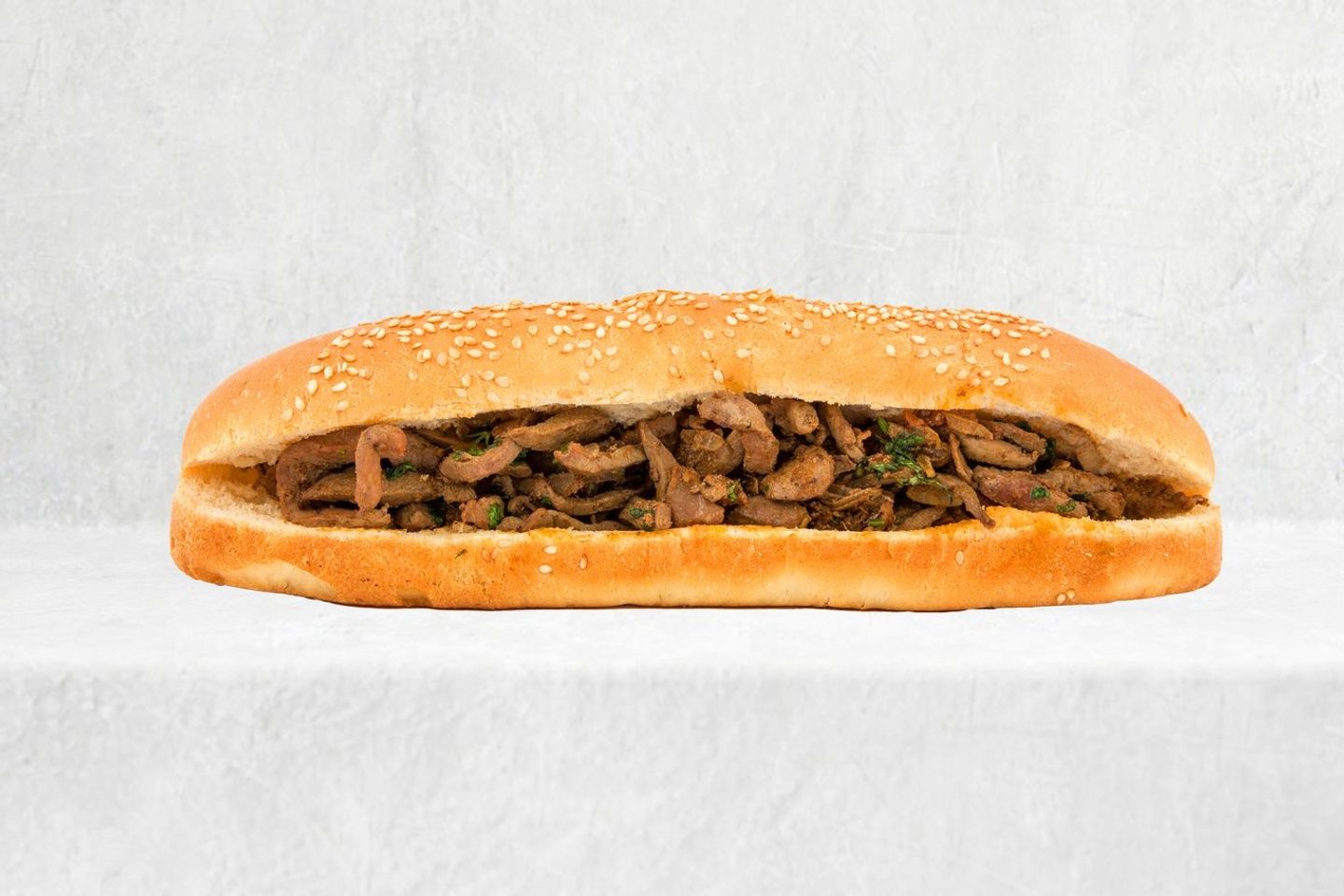 ساندوتش كبدة سادة