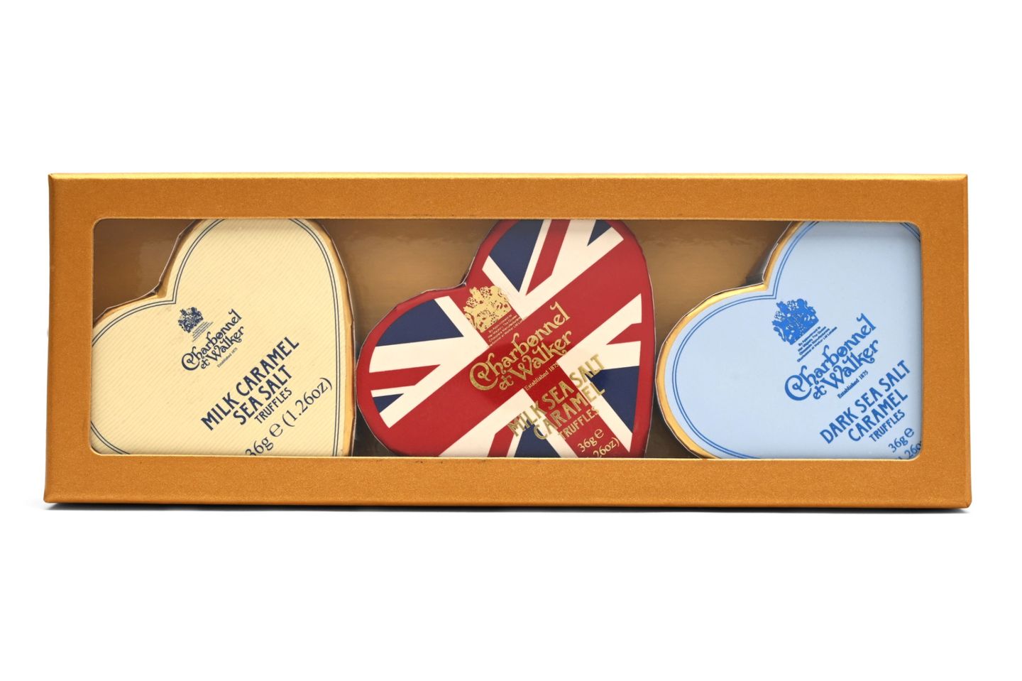 Heart Truffles Sea Salt Caramel Gift Set