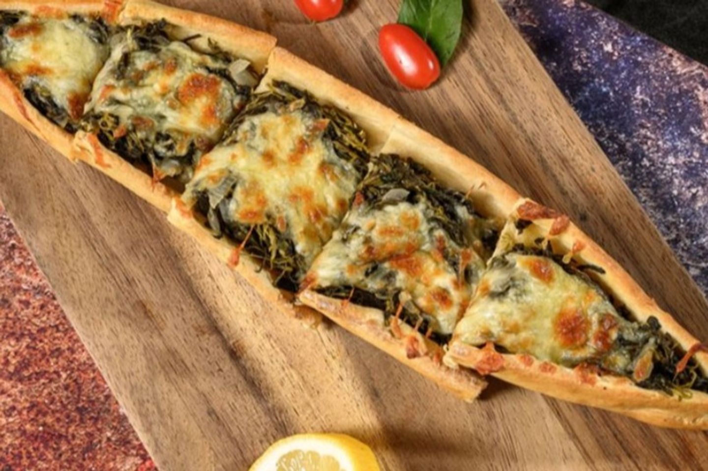 لبنة بالسبانخ
