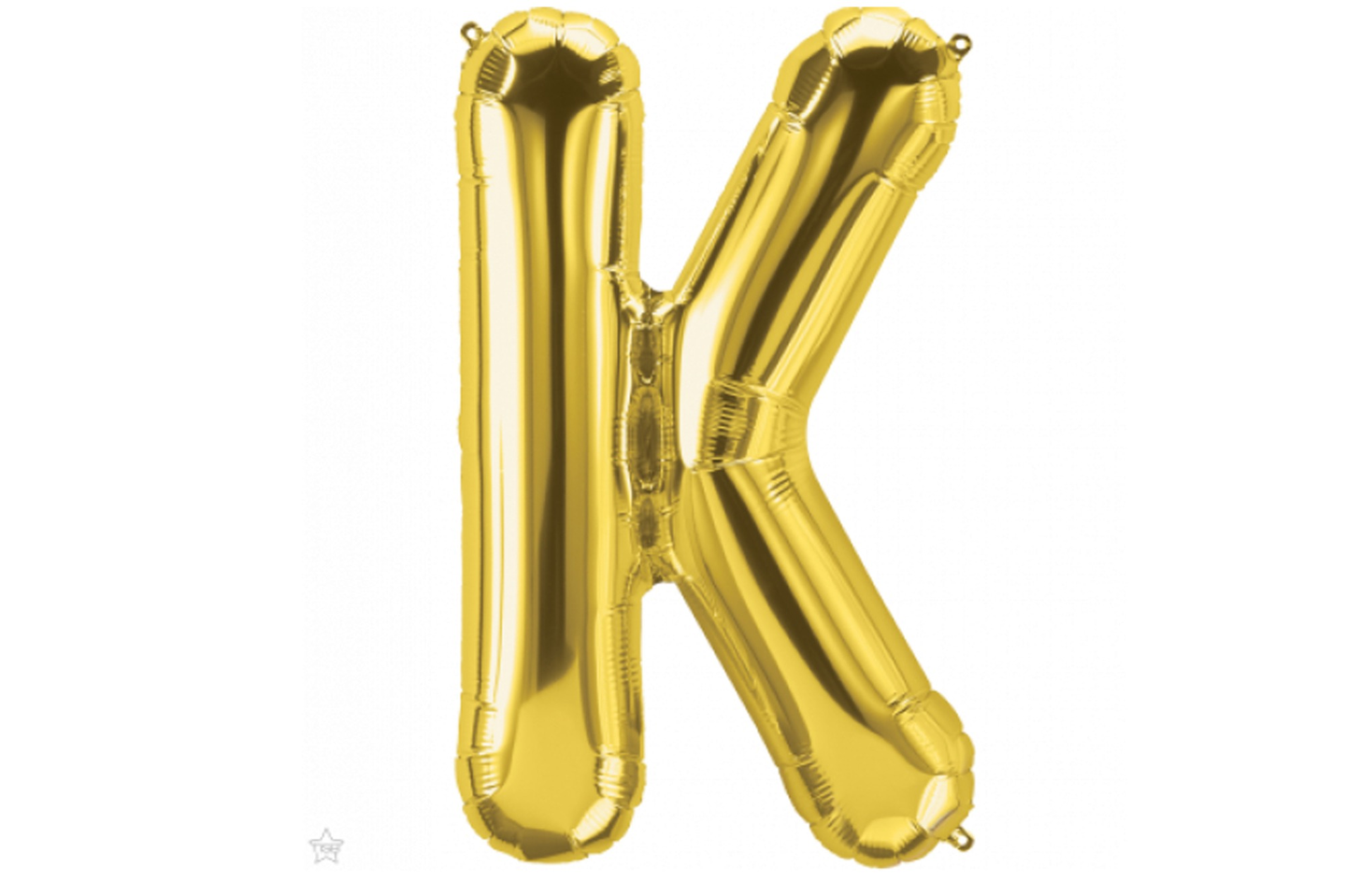 بالون حرف ك ذهبي