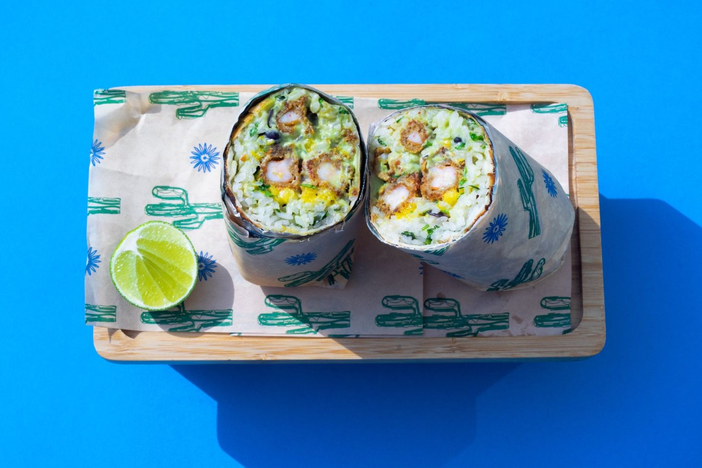 Hijazi Shrimp Burrito