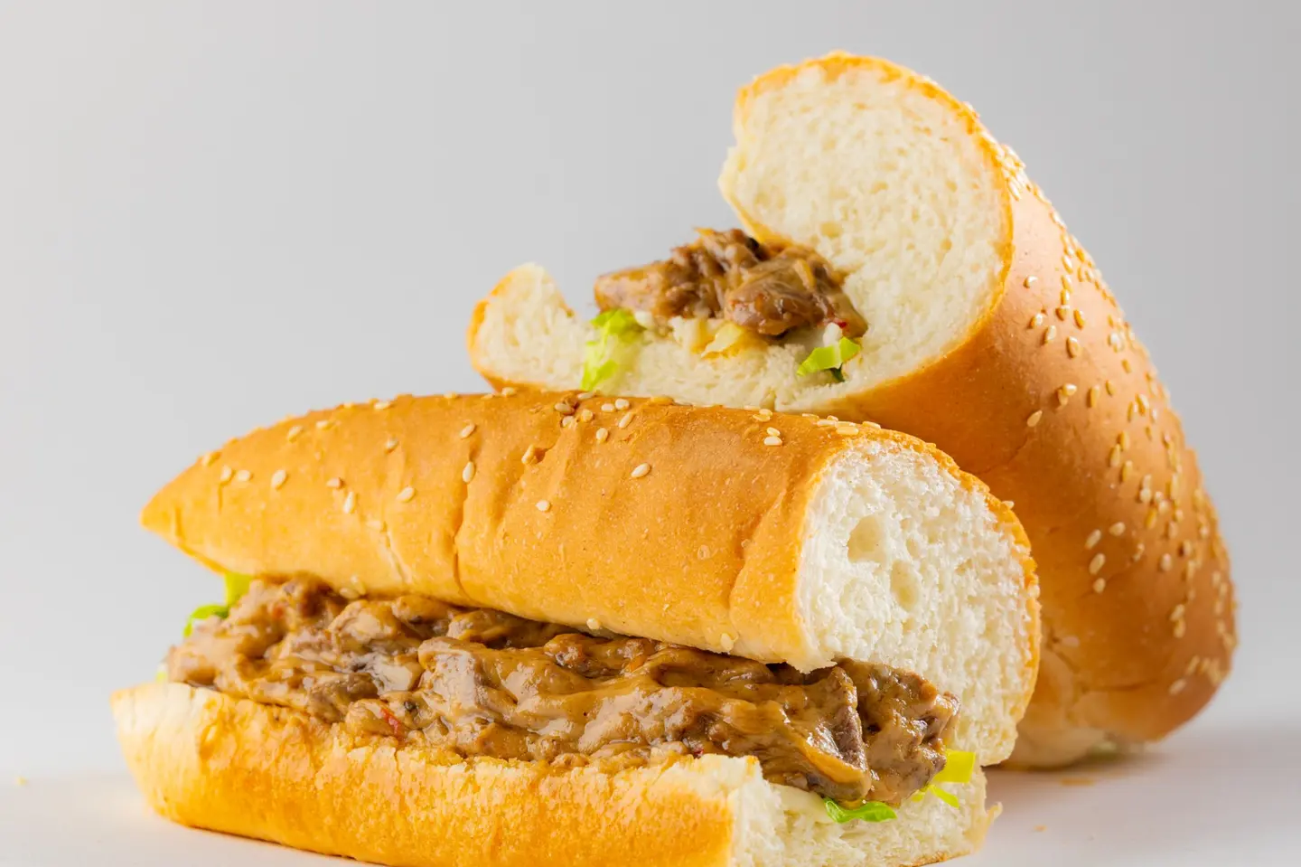 We Grill Meat Sandwich