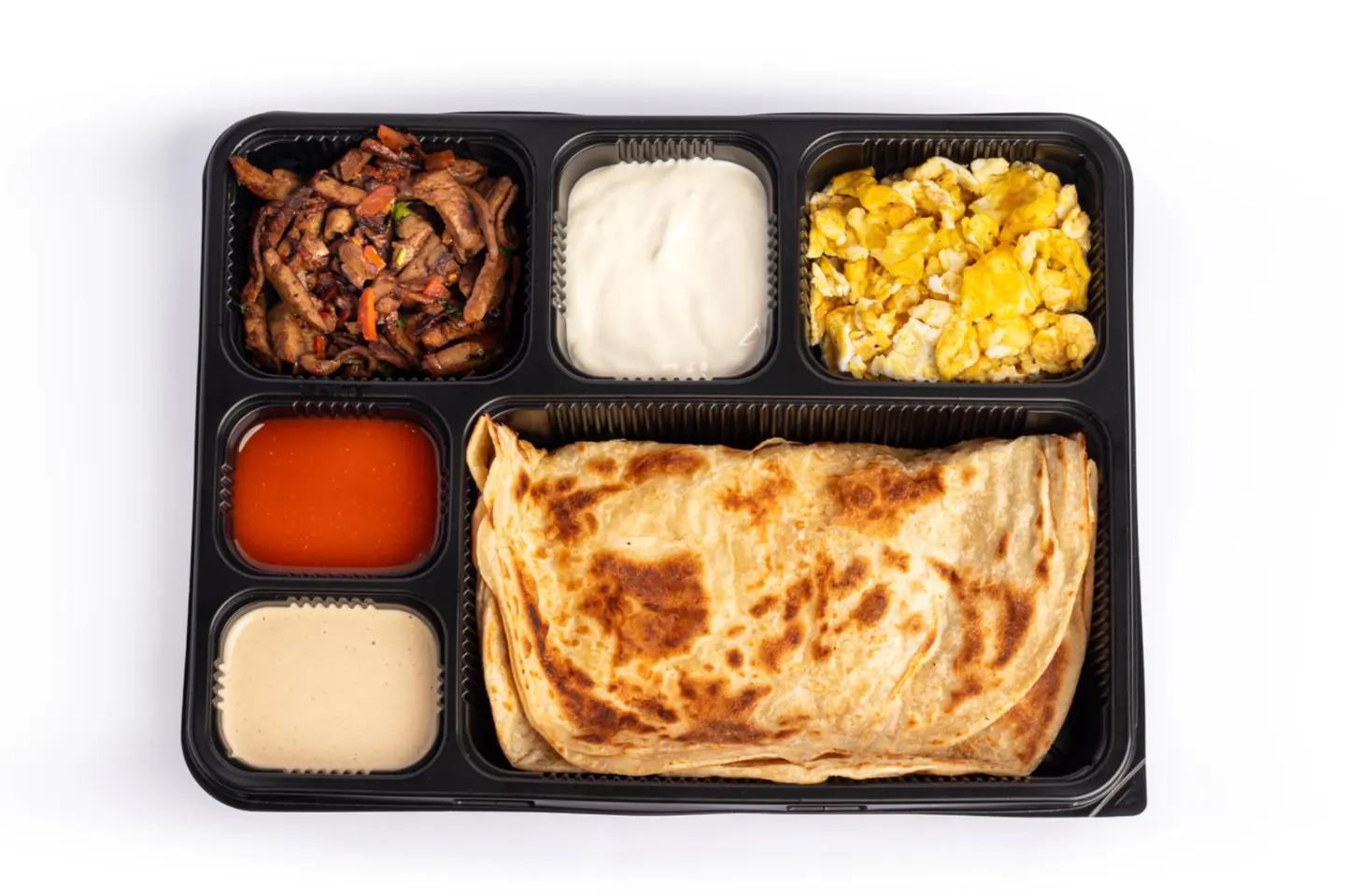 بوكس فطور كبدة مكشن وبيض وجبن